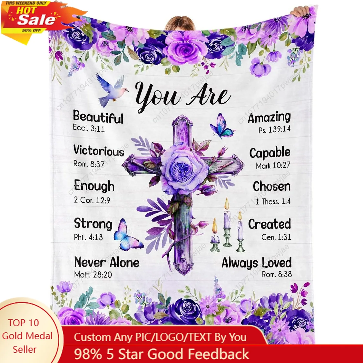 Christian/Religious/Inspirational/Spiritual Birthday Gifts for Women Baptism Gifts for Girl Religious Gifts for Mom Sister
Christian/Religious/Inspirational/Spiritual Birthday Gifts for Women Baptism Gifts for Girl Religious Gifts for Mom Sister