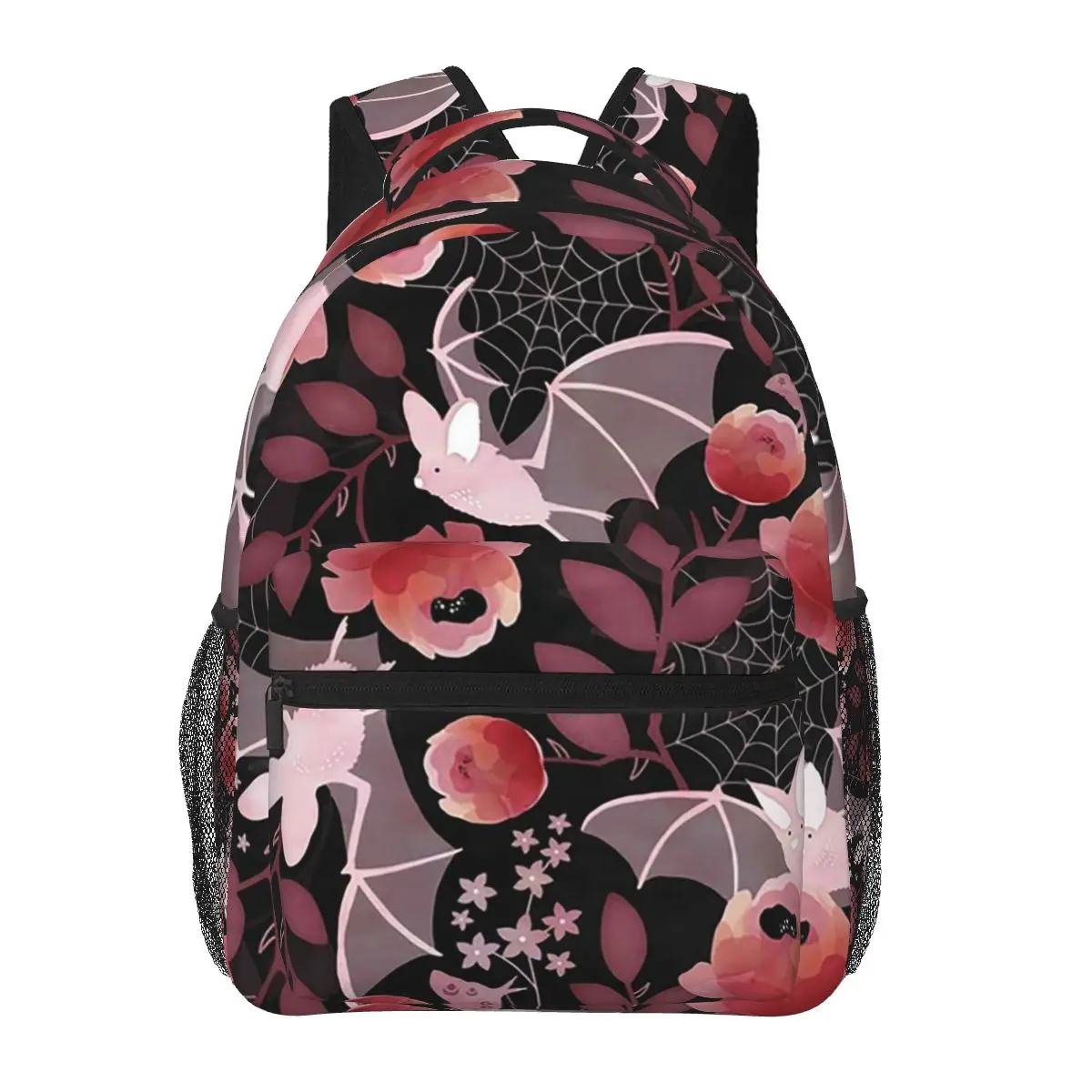Pastel Bat Floral Backpack Daypack Large Capacity Kids BookBag School Bag Shoulder Bags for Men Women 
Pastel Bat Floral Backpack Daypack Large Capacity Kids BookBag School Bag Shoulder Bags for Men Women