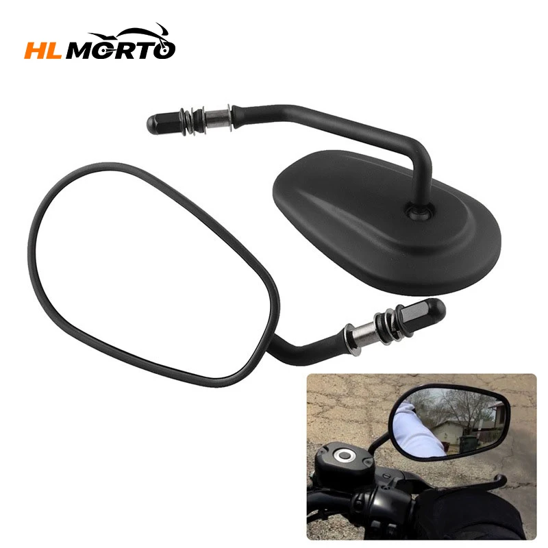1 Pair Universal Motorcycle Side Mirrors Rearview Mirror Black For Harley XL 883 1200
1 Pair Universal Motorcycle Side Mirrors Rearview Mirror Black For Harley XL 883 1200