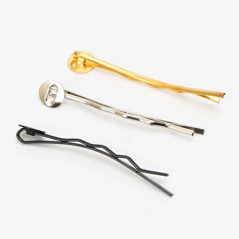 100PCS 4.5cm Black Silver Golden Thin Metal Bobby Pin Clips with Pad For DIY kids Hair accessories Plain Hair slide Hairpins
100PCS 4.5cm Black Silver Golden Thin Metal Bobby Pin Clips with Pad For DIY kids Hair accessories Plain Hair slide Hairpins