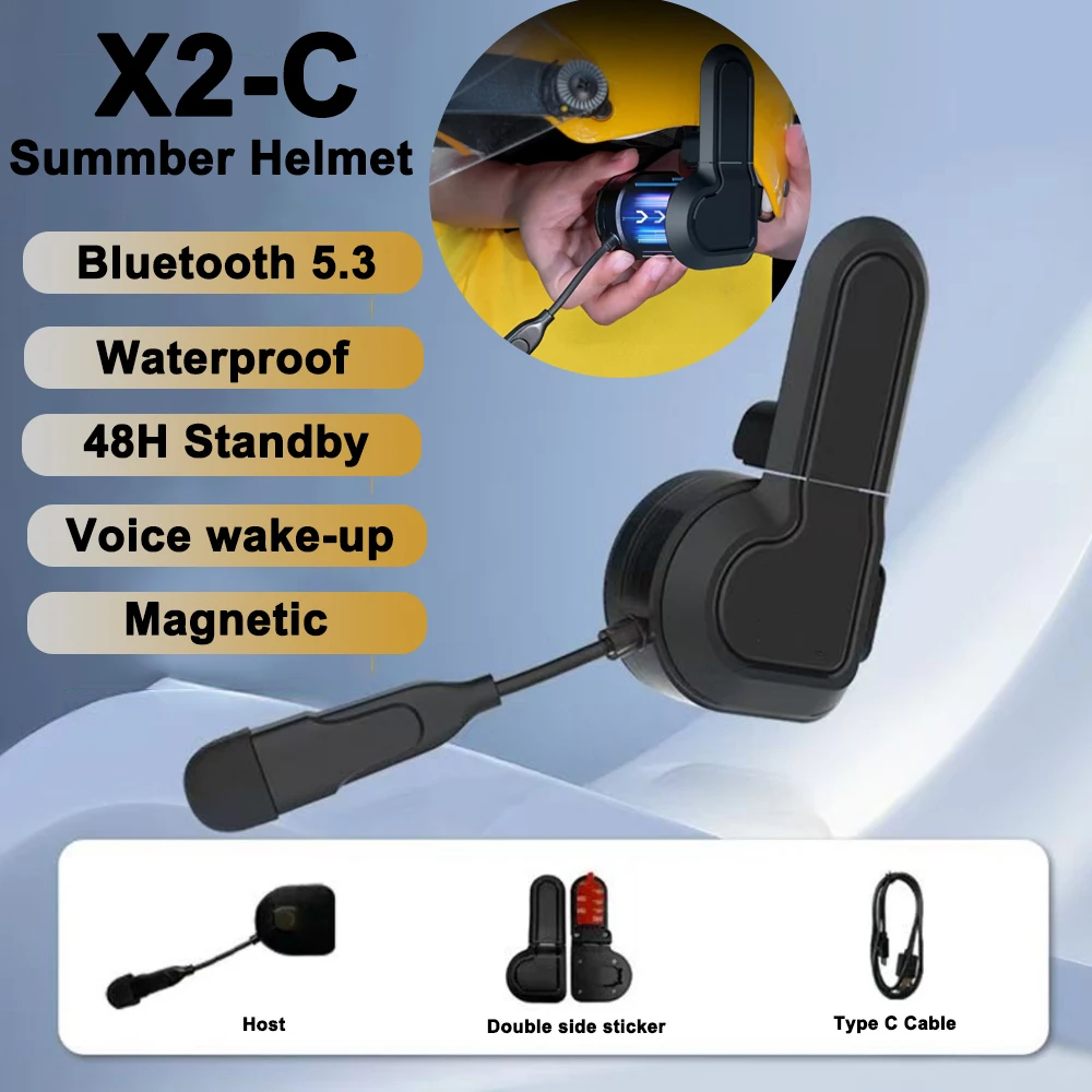 Магнитный притяжение Rgb Мотоциклетный Bluetooth-гарнитура для шлема Водонепроницаемый летний шлем Голосовое управление Громкая связь Музыкальный плеер Динамик
Магнитный притяжение Rgb Мотоциклетный Bluetooth-гарнитура для шлема Водонепроницаемый летний шлем Голосовое управление Громкая связь Музыкальный плеер Динамик