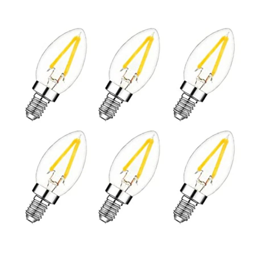 E12 Candelabra Led Night Light Bulbs, 1.5W E12 C7 Led Replacement Christmas Light Bulb for Himalayan Salt Lamp, Christmas Outdo
E12 Candelabra Led Night Light Bulbs, 1.5W E12 C7 Led Replacement Christmas Light Bulb for Himalayan Salt Lamp, Christmas Outdo