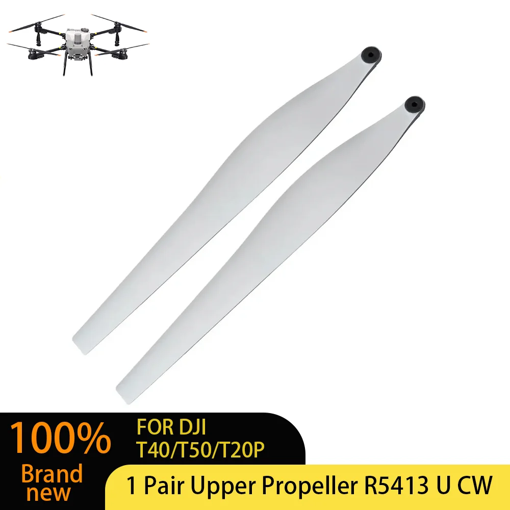 1 Pair Upper Propeller R5413 U-CW White Blades DJI Agriculture Drone For Agras T40 T50 T20P Replacement Carbon Fiber Spare Set
1 Pair Upper Propeller R5413 U-CW White Blades DJI Agriculture Drone For Agras T40 T50 T20P Replacement Carbon Fiber Spare Set