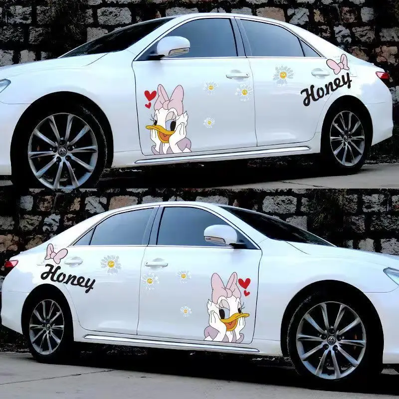 Disney Donald Duck Car Sticker Daisy Cute Cartoon Car Body Sticker Scratch Cover Decorative Sticker Lady Car Modification
Disney Donald Duck Car Sticker Daisy Cute Cartoon Car Body Sticker Scratch Cover Decorative Sticker Lady Car Modification
