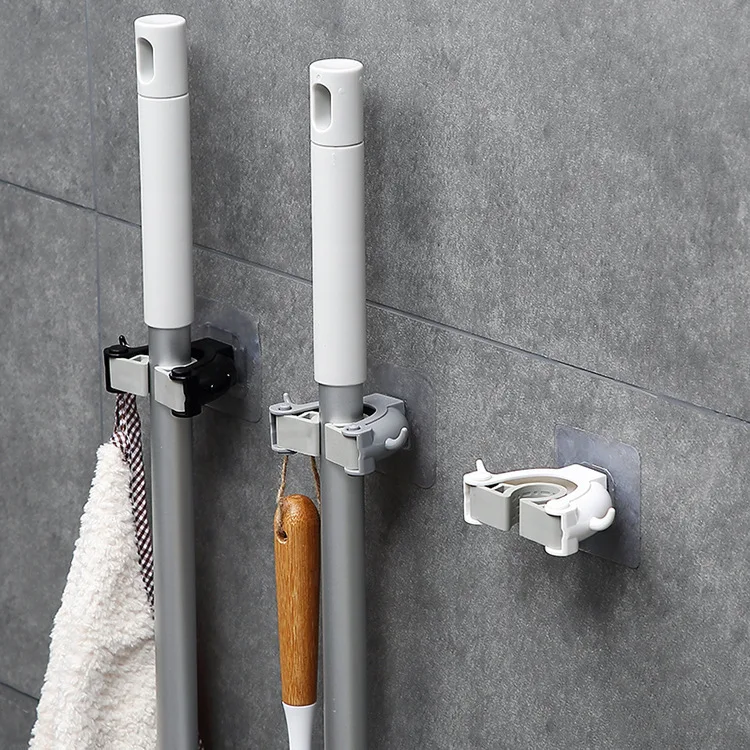 Multifunctional mop rack hook bathroom kitchen wall hanging mop clip storage rack hanging rack Storage of cleaning tools
Multifunctional mop rack hook bathroom kitchen wall hanging mop clip storage rack hanging rack Storage of cleaning tools