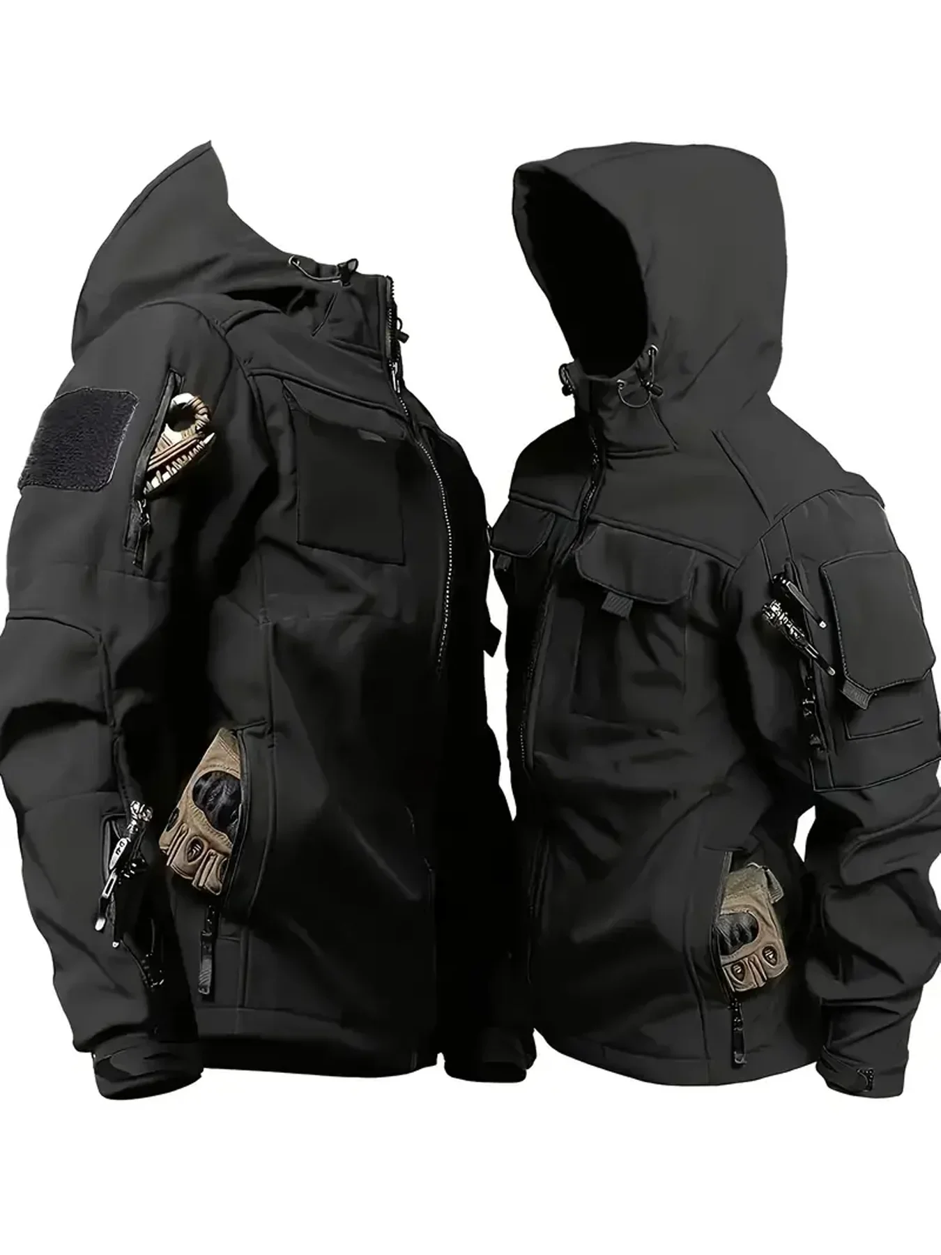 New Men Lurker Shark Skin Soft Shell Tactical Jacket Waterproof Fleece Hooded Coat Hunt Clothes Outdoor Solid Pocket Jacket Men
New Men Lurker Shark Skin Soft Shell Tactical Jacket Waterproof Fleece Hooded Coat Hunt Clothes Outdoor Solid Pocket Jacket Men