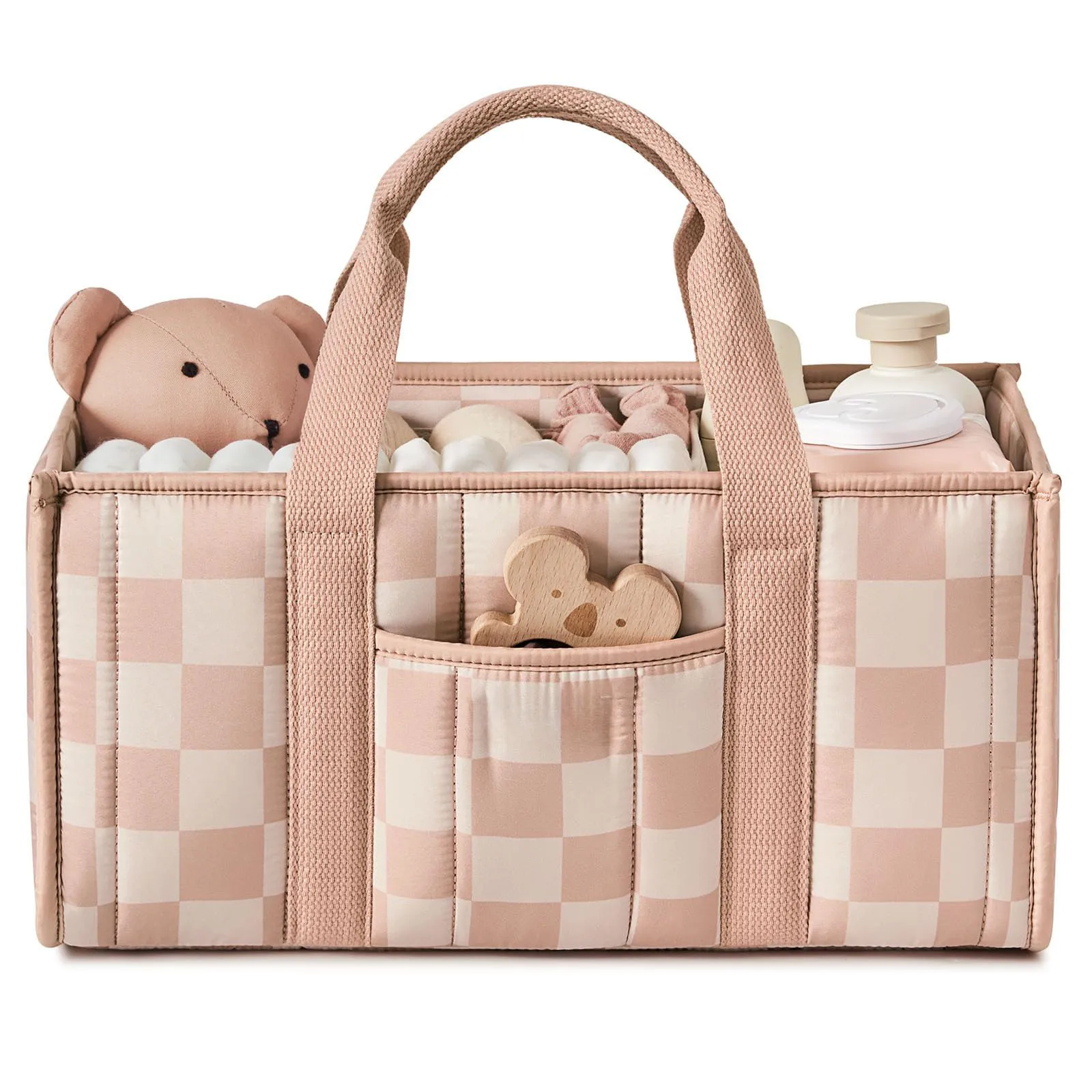 Diary Checkered Diaper Caddy Organizer, Stylish Nursery Storage Basket, Gift for Baby Shower, Newborn Essentials
Diary Checkered Diaper Caddy Organizer, Stylish Nursery Storage Basket, Gift for Baby Shower, Newborn Essentials