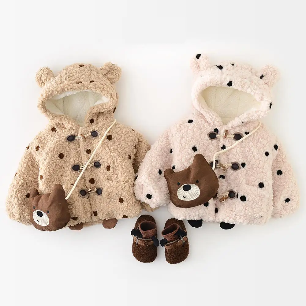 Infant Girl Plus Velvet Thick Plush Coat Warm Toddler Boys Cute Bear Hooded Jacket 2025 Winter New Baby Long Sleeve Fleece Coat
Infant Girl Plus Velvet Thick Plush Coat Warm Toddler Boys Cute Bear Hooded Jacket 2025 Winter New Baby Long Sleeve Fleece Coat