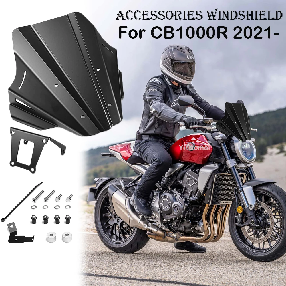 For HONDA CB1000R CB 1000 R 2021 2022- Motorcycle Accessories Aluminum Windscreen Windshield Wind Shield Screen Protector
For HONDA CB1000R CB 1000 R 2021 2022- Motorcycle Accessories Aluminum Windscreen Windshield Wind Shield Screen Protector