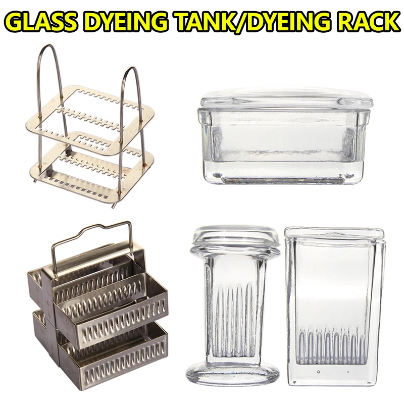 Glass dyeing cylinder/dyeing rack, vertical horizontal, stainless steel dyeing rack, glass slide specimen experimental equipment
Glass dyeing cylinder/dyeing rack, vertical horizontal, stainless steel dyeing rack, glass slide specimen experimental equipment