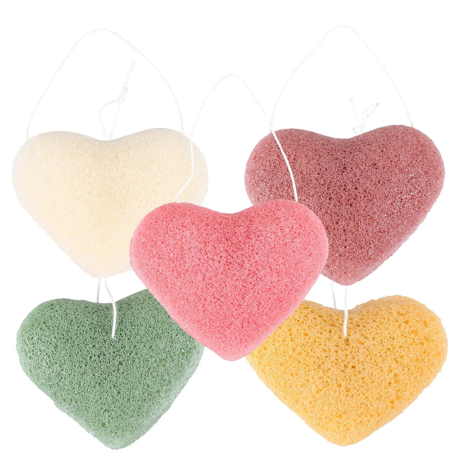 5Pcs Deep Cleansing Exfoliating Face Cleansing Sponges Heart Shape Facial Makeup Pads Face Sponge Pads Removal Wash Puff
5Pcs Deep Cleansing Exfoliating Face Cleansing Sponges Heart Shape Facial Makeup Pads Face Sponge Pads Removal Wash Puff