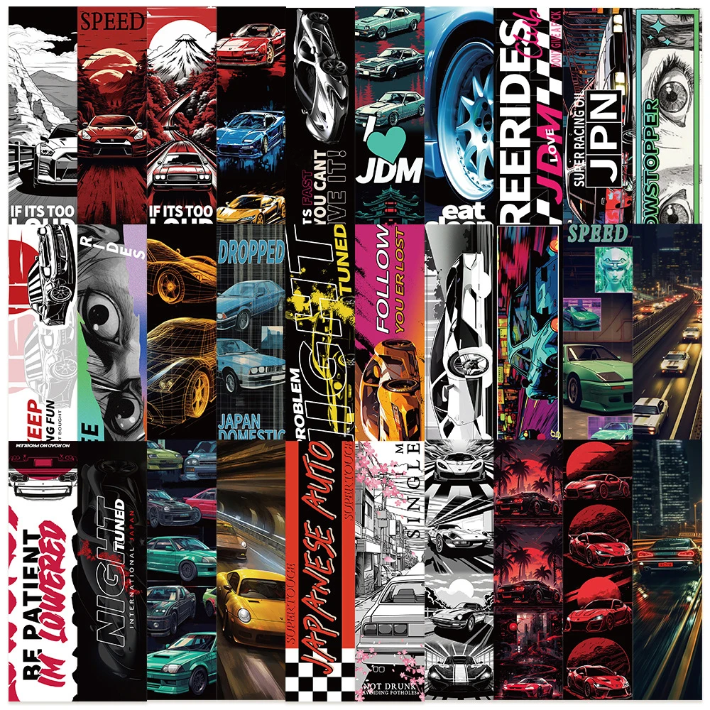 10/30pcs Cool Japan JDM Racing Car Stickers Decals Laptop Luggage Phone Car Skateboard Motorcycle Decoration Waterproof Sticker 
10/30pcs Cool Japan JDM Racing Car Stickers Decals Laptop Luggage Phone Car Skateboard Motorcycle Decoration Waterproof Sticker