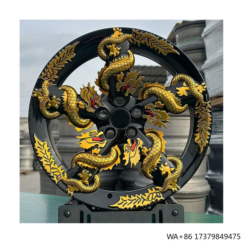 Custom Luxury 5 Holes 6061 T6 Aluminum Gold Dragon Spoke Forged Car Wheels Rims
Custom Luxury 5 Holes 6061 T6 Aluminum Gold Dragon Spoke Forged Car Wheels Rims