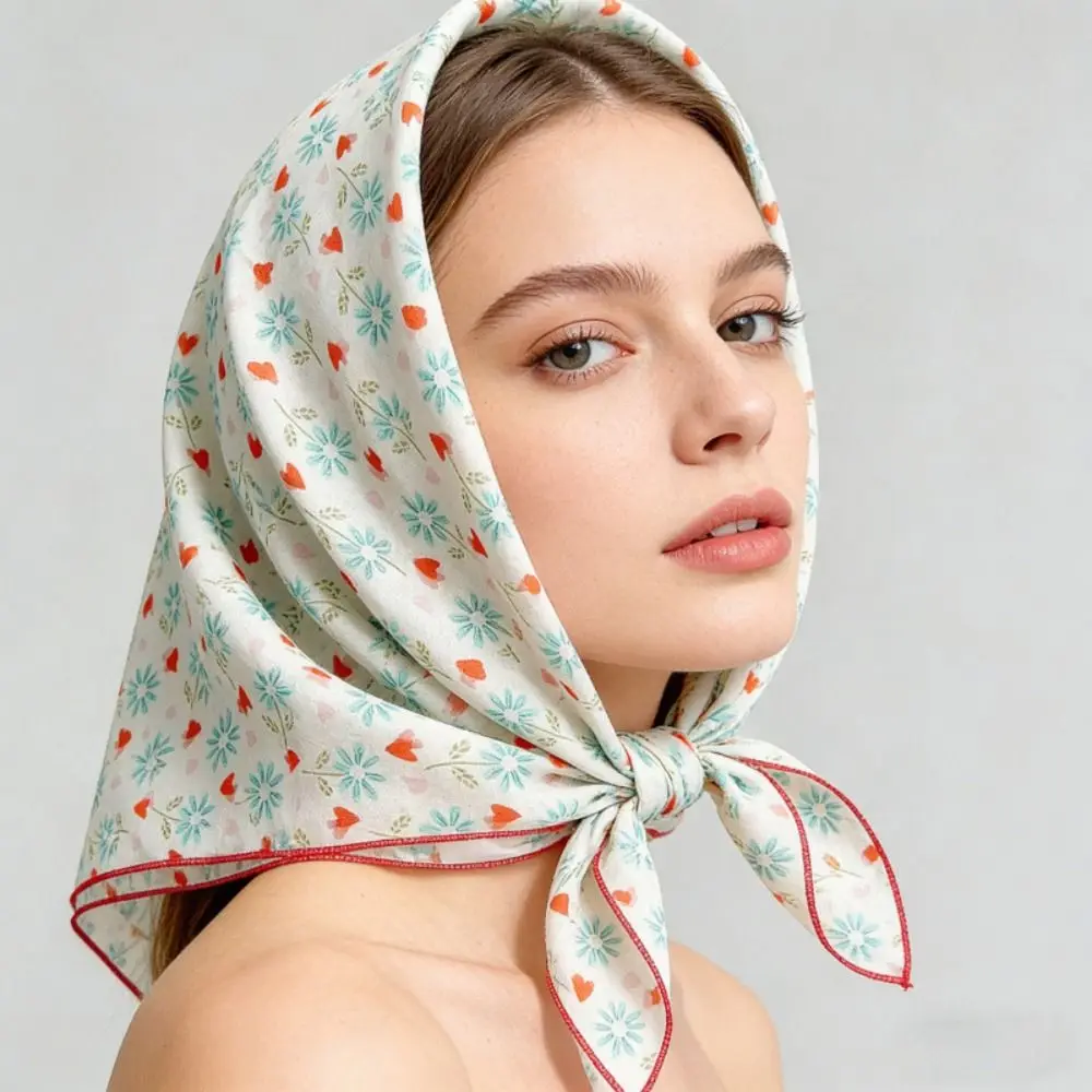 Thin Cotton Square Scarf Breathable Scarf Hair Band Cashew Nut Print Silk Scarf Headband Korean Square Handkerchief
Thin Cotton Square Scarf Breathable Scarf Hair Band Cashew Nut Print Silk Scarf Headband Korean Square Handkerchief