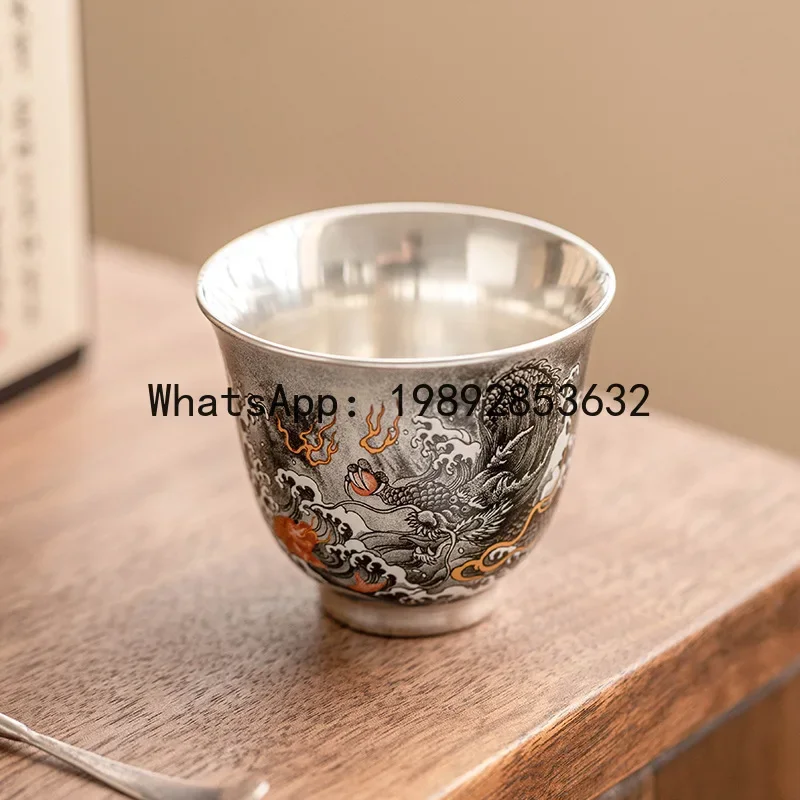 a28 Yuhua Ink Dragon Master Cup Ink Wind Tea Set Teacup Kung Fu Tea Tasting Cup
a28 Yuhua Ink Dragon Master Cup Ink Wind Tea Set Teacup Kung Fu Tea Tasting Cup