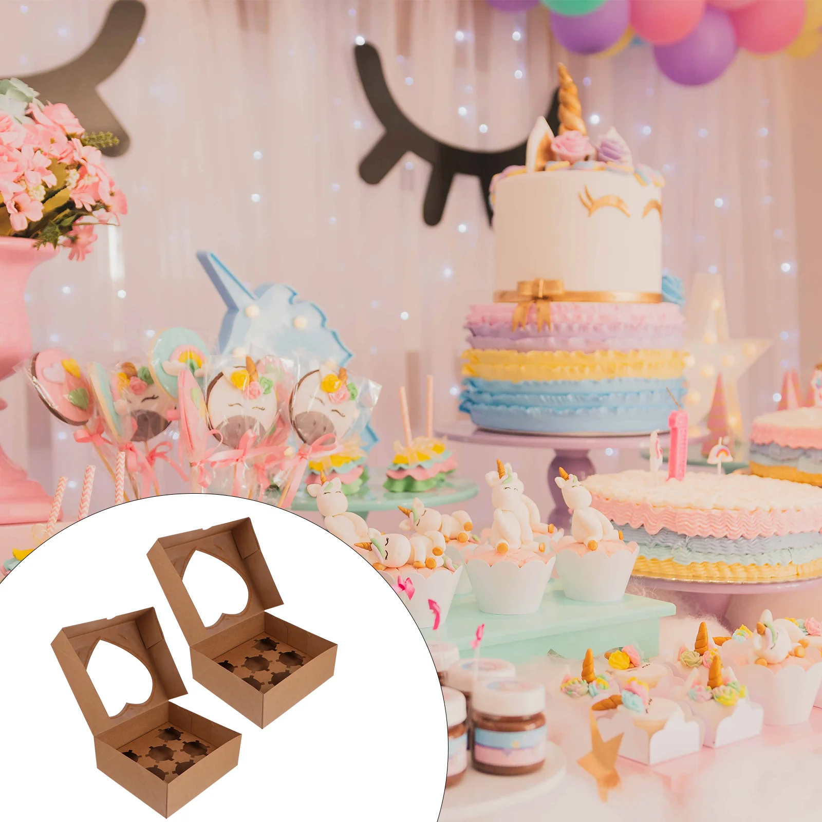 10 Pcs Heart Shaped Muffin Boxes Thick Sturdy Eco Friendly Six Grid Large Capacity Dessert Boxes Cupcake Package Cake Wrapping
10 Pcs Heart Shaped Muffin Boxes Thick Sturdy Eco Friendly Six Grid Large Capacity Dessert Boxes Cupcake Package Cake Wrapping
