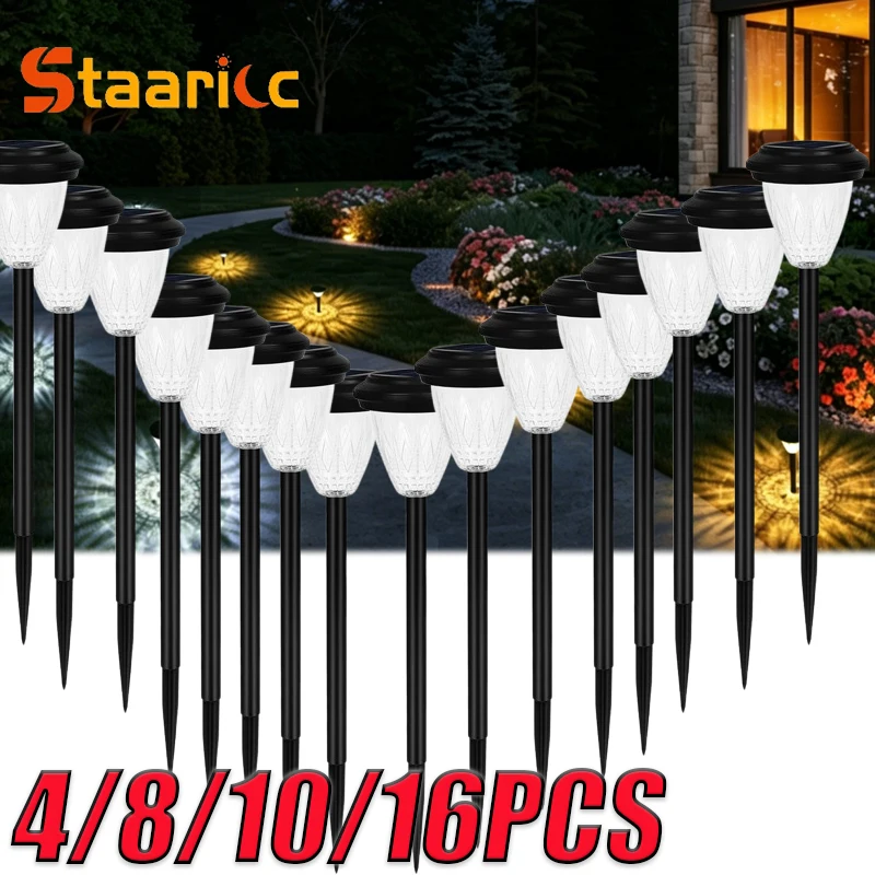 16PCS Solar Garden Light Outdoor Solar Powered Lamp Waterproof Landscape Lantern Lighting for Pathway Patio Decorative LED
16PCS Solar Garden Light Outdoor Solar Powered Lamp Waterproof Landscape Lantern Lighting for Pathway Patio Decorative LED
