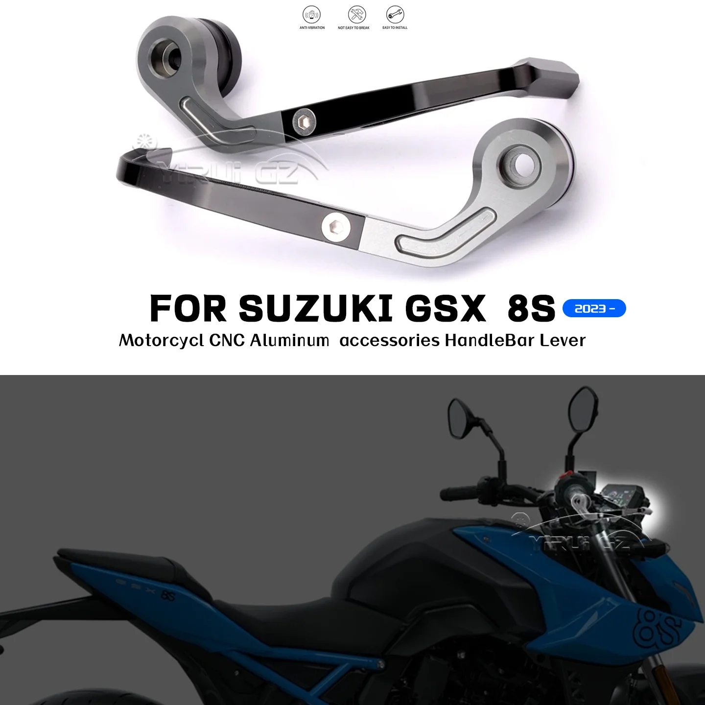 ДЛЯ SUZUKI GSX 8S 2023--Универсальный мотоцикл с ЧПУ, алюминиевые аксессуары, защита рычага, защита рук, GSX 8 S 2023--
ДЛЯ SUZUKI GSX 8S 2023--Универсальный мотоцикл с ЧПУ, алюминиевые аксессуары, защита рычага, защита рук, GSX 8 S 2023--