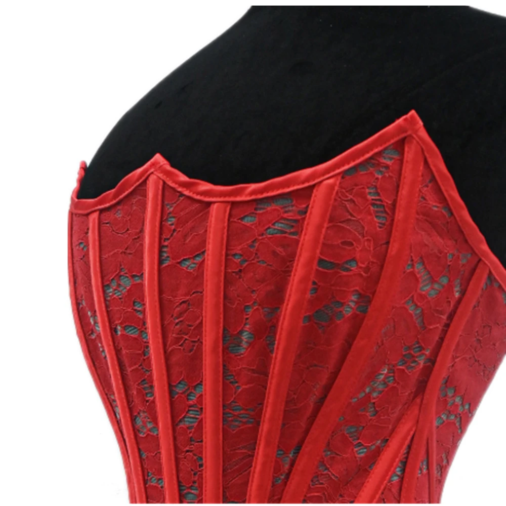 Elegant Sexy Tight Corset Red Lace Mesh Sleeveless Strapless Top Summer Fashion Women Street Trendy Vest White
Elegant Sexy Tight Corset Red Lace Mesh Sleeveless Strapless Top Summer Fashion Women Street Trendy Vest White