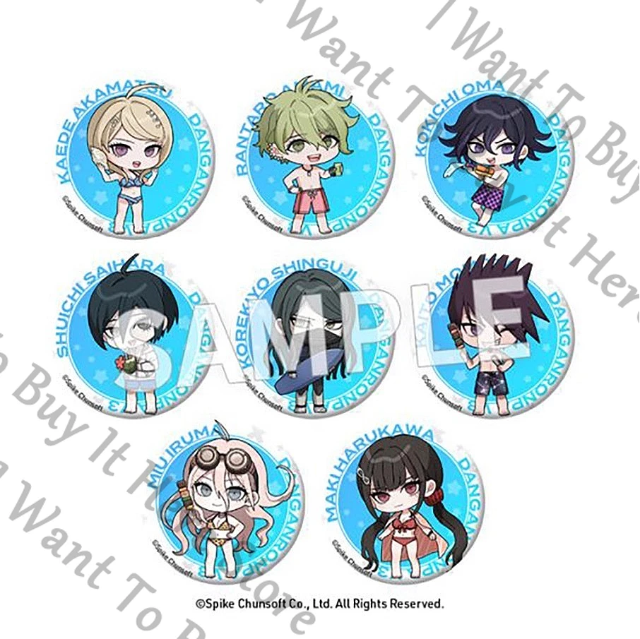 Аниме Danganronpa Kaede Akamatsu Miu Iruma Kokichi Oma Saihara Shuichi Harukawa Maki Косплей Мультфильм Эмблема Значок Талисман Подарок 
Аниме Danganronpa Kaede Akamatsu Miu Iruma Kokichi Oma Saihara Shuichi Harukawa Maki Косплей Мультфильм Эмблема Значок Талисман Подарок