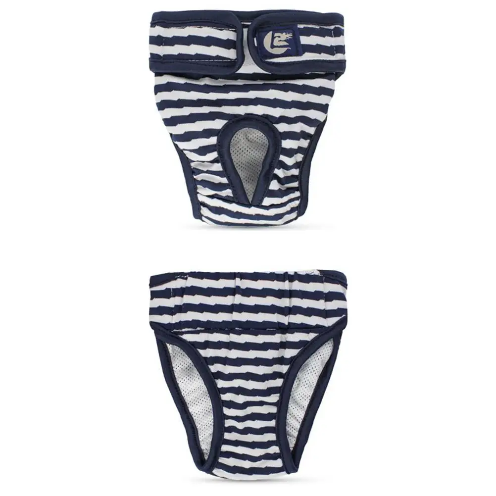 1pc Pet Diaper Sanitary Physiological Pants Dog Puppy Female Stripe Pattern Shorts Panties Menstruation Underwear Pet Clothes wi
1pc Pet Diaper Sanitary Physiological Pants Dog Puppy Female Stripe Pattern Shorts Panties Menstruation Underwear Pet Clothes wi