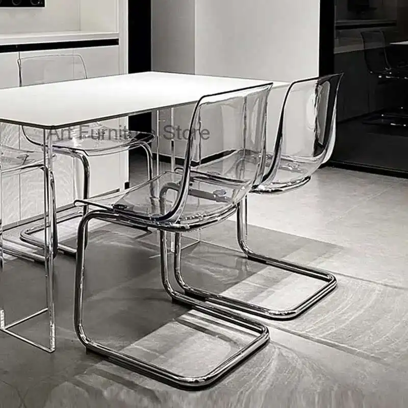 Luxury Modern Dining Chairs Acrylic Unique Transparent Dining Chairs Space Saving Reading Floor Cadeira Jantar Bedroom Furniture
Luxury Modern Dining Chairs Acrylic Unique Transparent Dining Chairs Space Saving Reading Floor Cadeira Jantar Bedroom Furniture