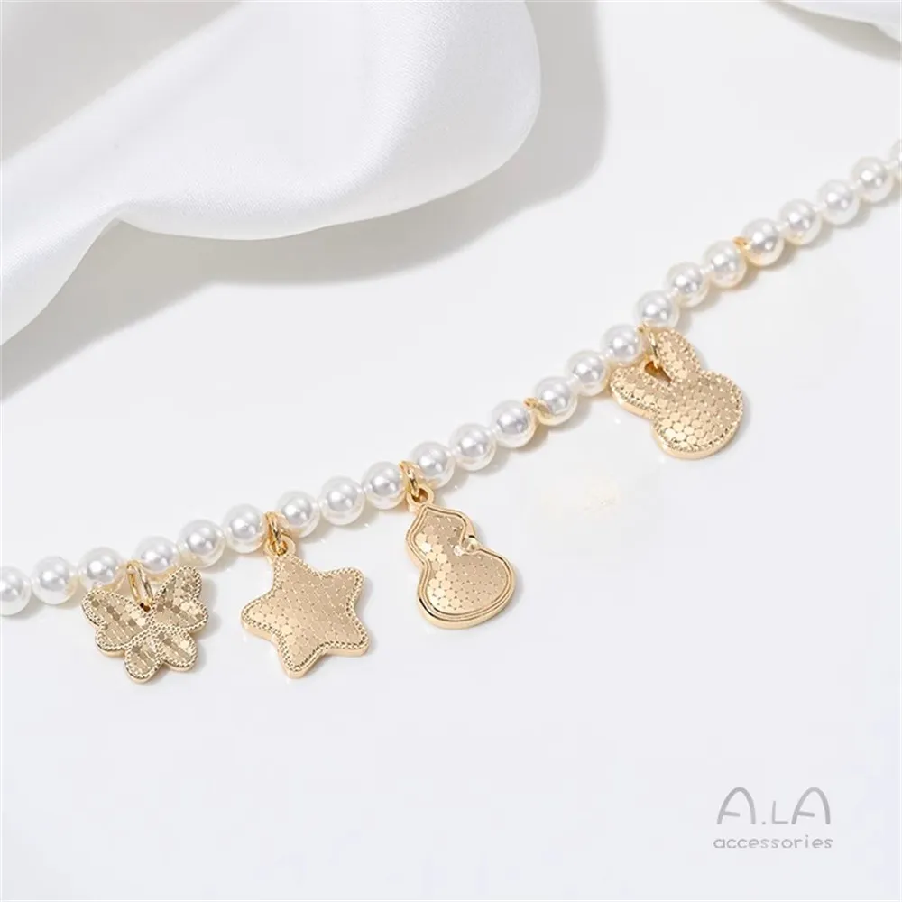 Strong Color Protection 14K Gold 5G Honeycomb Mirror Gourd Butterfly Rabbit Five-pointed Star Pendant Diy Accessories
Strong Color Protection 14K Gold 5G Honeycomb Mirror Gourd Butterfly Rabbit Five-pointed Star Pendant Diy Accessories