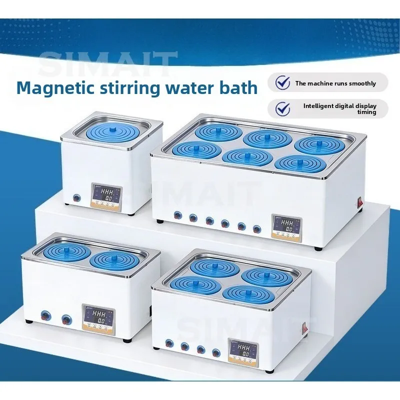 Magnetic Stirring Water Bath, Laboratory Digital Display Constant Temperature, Small Single and Double Four Holes
Magnetic Stirring Water Bath, Laboratory Digital Display Constant Temperature, Small Single and Double Four Holes