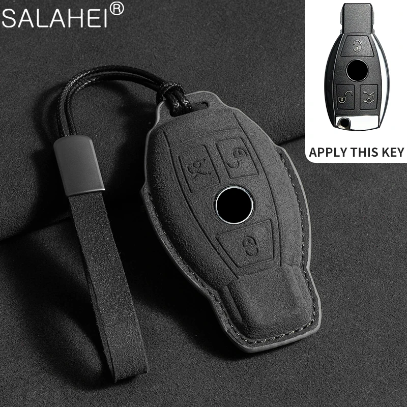2 3 Buttons Suede Car Remote Key Case Cover For Mercedes Benz A B G R Class GLA GLK W176 W204 W251 W463 Shell Fob Accessories
2 3 Buttons Suede Car Remote Key Case Cover For Mercedes Benz A B G R Class GLA GLK W176 W204 W251 W463 Shell Fob Accessories