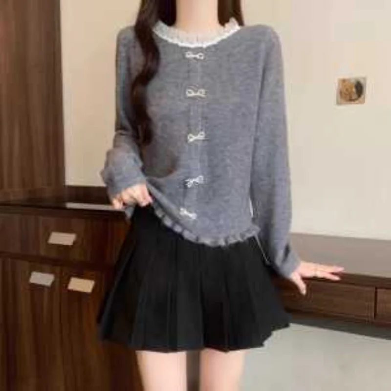 Весенний новый дизайн, милый вязаный кардиган с длинными рукавами, женский модный свитер, тренд
Весенний новый дизайн, милый вязаный кардиган с длинными рукавами, женский модный свитер, тренд