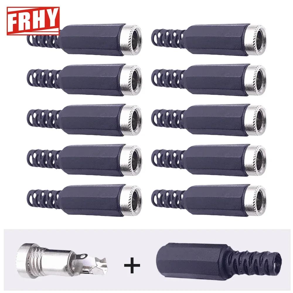 10PCS DC Socket 5.5x2.1mm/2.5mm Female Barrel Jack Solder Type High Compatibility for CCTV DVR Cameras Power Adapter Solution
10PCS DC Socket 5.5x2.1mm/2.5mm Female Barrel Jack Solder Type High Compatibility for CCTV DVR Cameras Power Adapter Solution