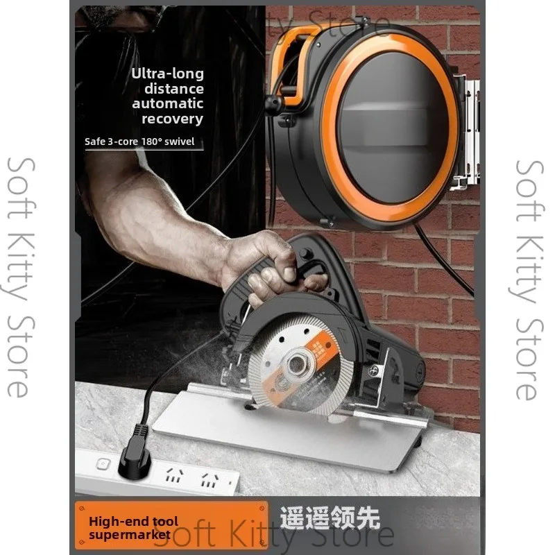 Electric drum reel Automatic telescopic reel Suspended reel Copper core wire
Electric drum reel Automatic telescopic reel Suspended reel Copper core wire