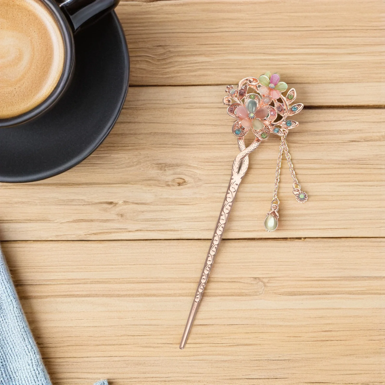 Twin Flower Hairpin Pins Stick Crystal Chinese Accessories for Women Pink Chopsticks Bride
Twin Flower Hairpin Pins Stick Crystal Chinese Accessories for Women Pink Chopsticks Bride