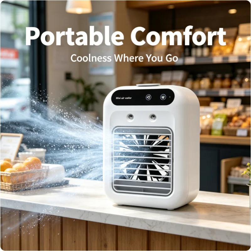 USB Powered 3-in-1 Mini Air Conditioner Fan Portable Evaporative Air Cooler Humidifier for Home Office Travel Camping
USB Powered 3-in-1 Mini Air Conditioner Fan Portable Evaporative Air Cooler Humidifier for Home Office Travel Camping