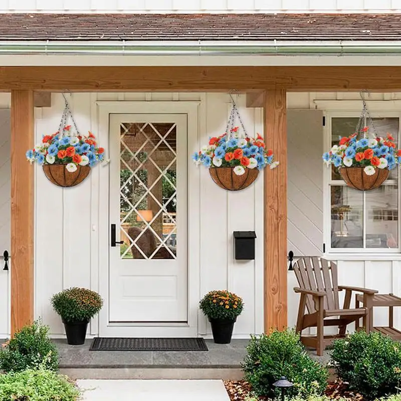 Fake Hangable Flower Artificial Hangable Flowers Plants With Basket No Pruning Fake Plants For Wedding Porch Patio Balcony Yard
Fake Hangable Flower Artificial Hangable Flowers Plants With Basket No Pruning Fake Plants For Wedding Porch Patio Balcony Yard