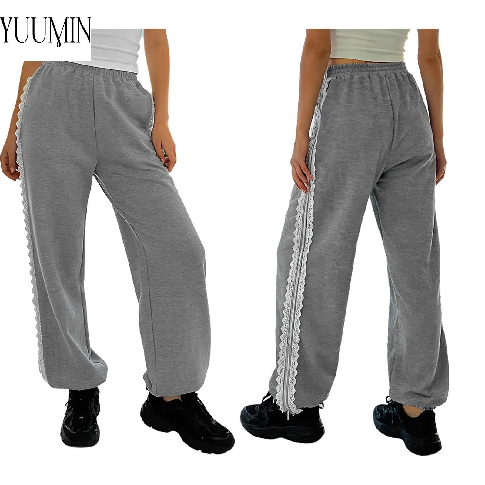 Womens Sports Special Needs Clothing Side Zipper Tear Away Workout Pants Elastic Waistband Lace Trim Sweatpants Sports Bottoms
Womens Sports Special Needs Clothing Side Zipper Tear Away Workout Pants Elastic Waistband Lace Trim Sweatpants Sports Bottoms