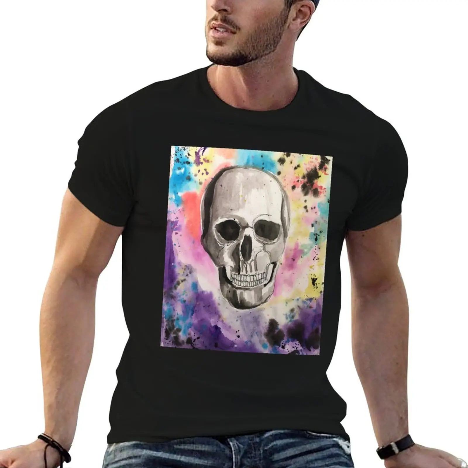 Colorful Skull T-Shirt mens graphic t shirts t shirts with prints cotton t shirts man 100% T-shirt
Colorful Skull T-Shirt mens graphic t shirts t shirts with prints cotton t shirts man 100% T-shirt
