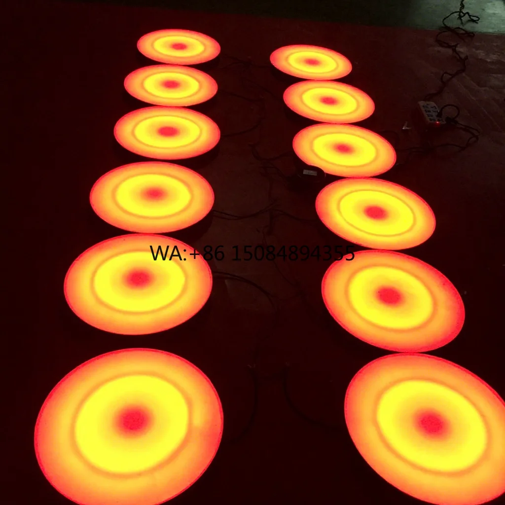 IP67 Waterproof LED Round Interactive Sensitive Tile Recessed Brick Landscape Lamp Amusement Park Decorate Led Dance Floor
IP67 Waterproof LED Round Interactive Sensitive Tile Recessed Brick Landscape Lamp Amusement Park Decorate Led Dance Floor