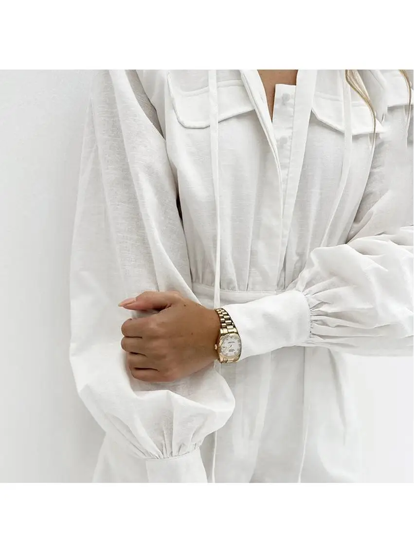 2024 High Waist Pleated Long Sve Onesie Comfortable Casual Women's Clothing ort Pants Women's Jumpsuit Summer New Arrival
2024 High Waist Pleated Long Sve Onesie Comfortable Casual Women's Clothing ort Pants Women's Jumpsuit Summer New Arrival