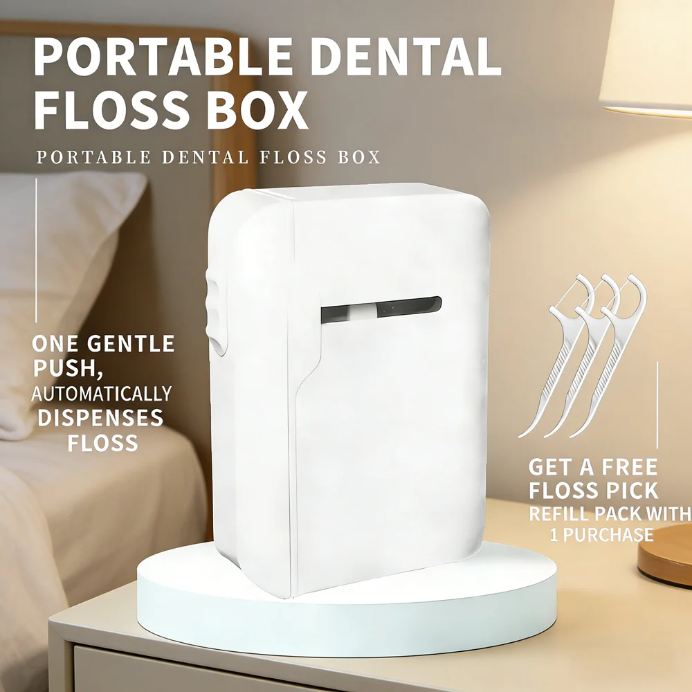 80 Pcs Disposable Dental Floss Sticks + High-End Pop-Up Dispenser Portable Oral Care Box Home Travel
80 Pcs Disposable Dental Floss Sticks + High-End Pop-Up Dispenser Portable Oral Care Box Home Travel