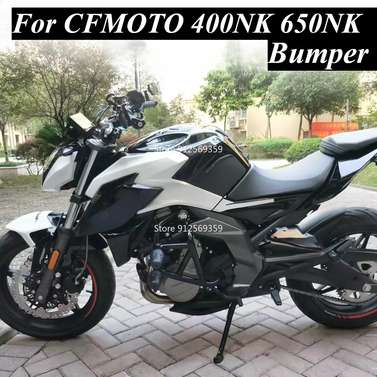 Bumper For CFMOTO 400NK 650NK Motorcycle Accessories Crash bar Protection guard MOTOR Buffer bar Protective device Hard Sleek
Bumper For CFMOTO 400NK 650NK Motorcycle Accessories Crash bar Protection guard MOTOR Buffer bar Protective device Hard Sleek