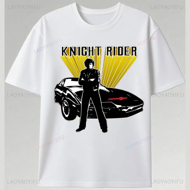 Мужская футболка Movie Knight Rider KITT, винтажная футболка Pontiac Michael Industries, забавные подарки, повседневная футболка с круглым вырезом, хлопковые футболки с графическим рисунком
Мужская футболка Movie Knight Rider KITT, винтажная футболка Pontiac Michael Industries, забавные подарки, повседневная футболка с круглым вырезом, хлопковые футболки с графическим рисунком