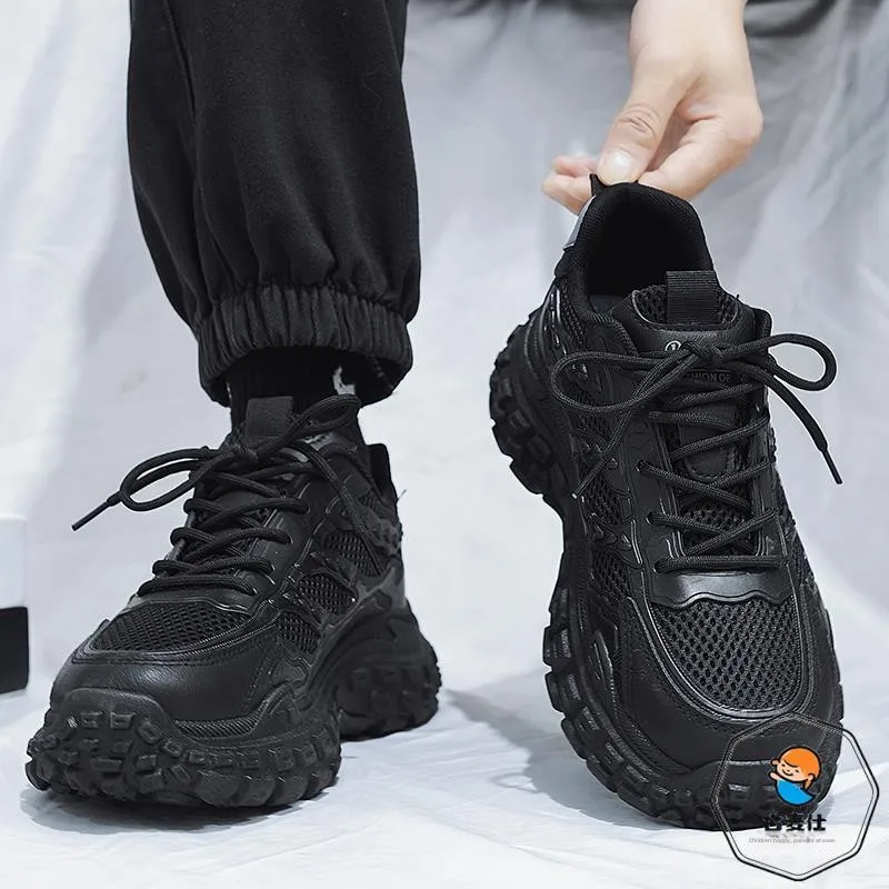 Men's Safety Shoes Summer Breathable Wear-Resistant Anti-Slip Tire Bottom Work Shoes Black Sports Heightening Dad Trendy Shoes
Men's Safety Shoes Summer Breathable Wear-Resistant Anti-Slip Tire Bottom Work Shoes Black Sports Heightening Dad Trendy Shoes