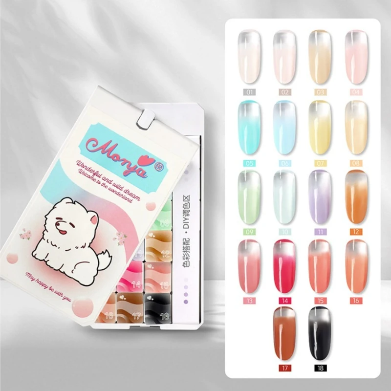 4 IN1 Pat Painting Gel Nail 18 Colors Gradient Painting Gel Nail Art Semi Permanent Soak Off UV Nails Used For Gel DIY Manicure
4 IN1 Pat Painting Gel Nail 18 Colors Gradient Painting Gel Nail Art Semi Permanent Soak Off UV Nails Used For Gel DIY Manicure