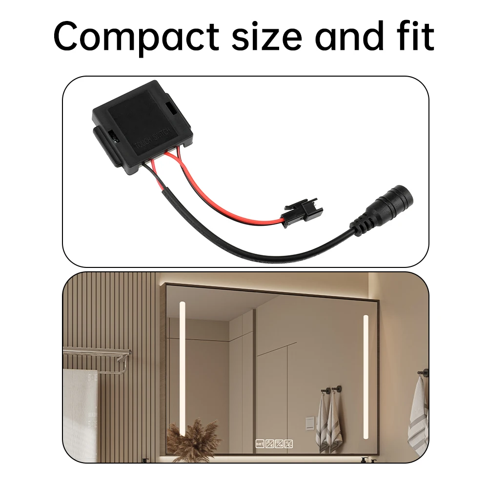DC5-12V Mirror Touch Switch Bathroom Mirror Makeup Mirror LED Monochrome Dual-color Electrodeless Switch Adjusta Dimming
DC5-12V Mirror Touch Switch Bathroom Mirror Makeup Mirror LED Monochrome Dual-color Electrodeless Switch Adjusta Dimming