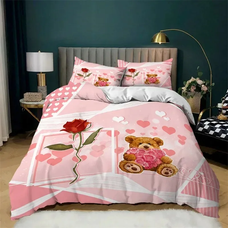 Love Bear Duvet Cover, Pillowcase, Bedding Set, Multi Size Kids Teen, Adult Bedroom Decoration comforter sets
Love Bear Duvet Cover, Pillowcase, Bedding Set, Multi Size Kids Teen, Adult Bedroom Decoration comforter sets