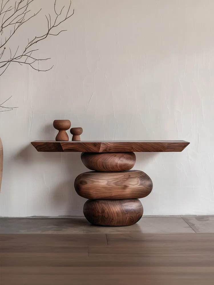 AAWabi Sandy Wind Приставной столик из массива дерева в средневековом стиле, пристенный, с изысканным дизайном
AAWabi Sandy Wind Приставной столик из массива дерева в средневековом стиле, пристенный, с изысканным дизайном