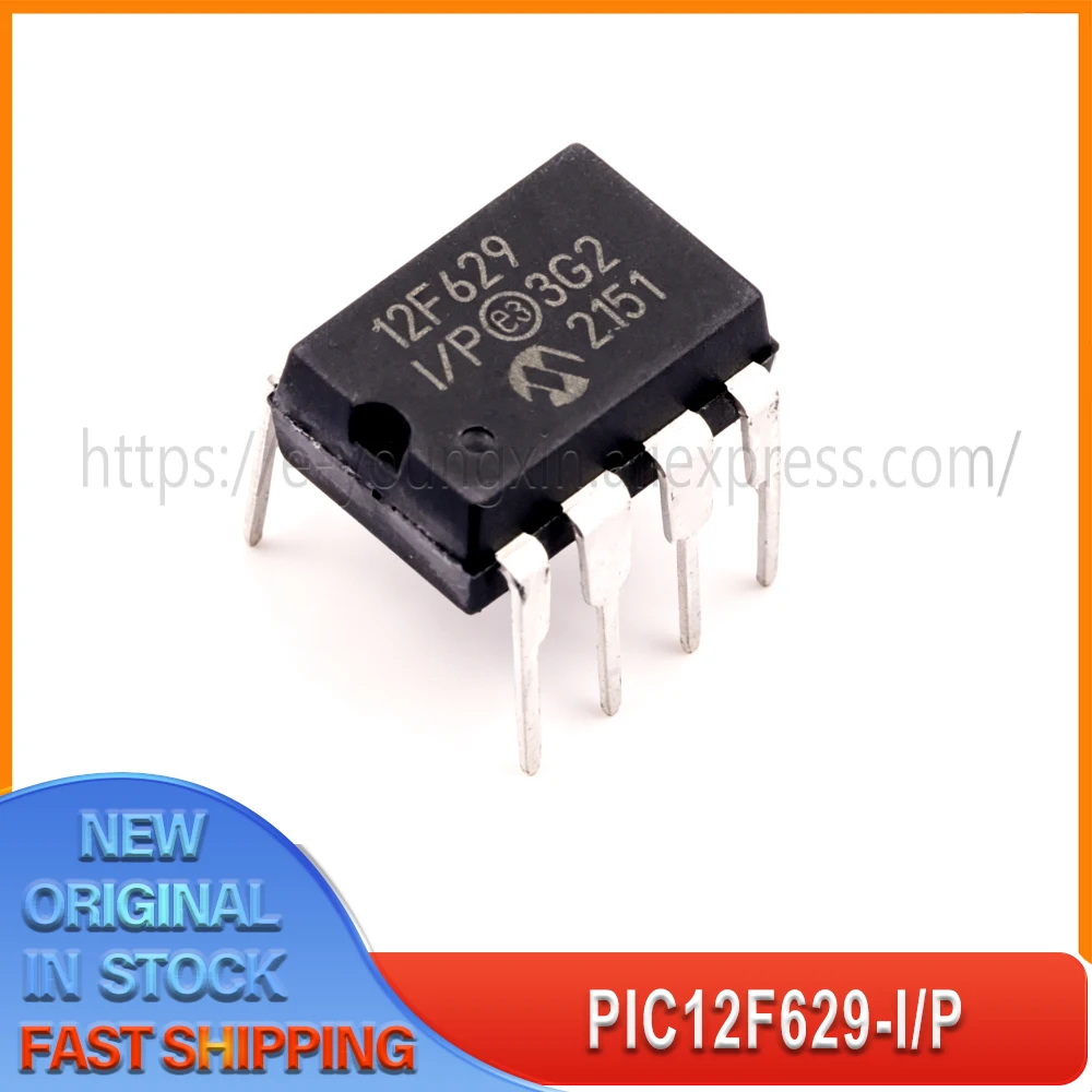 10pcs/lot PIC12F629-I/P 12F629-I/P 12F629I/P 12F629 DIP8 100% New Spot stock
10pcs/lot PIC12F629-I/P 12F629-I/P 12F629I/P 12F629 DIP8 100% New Spot stock