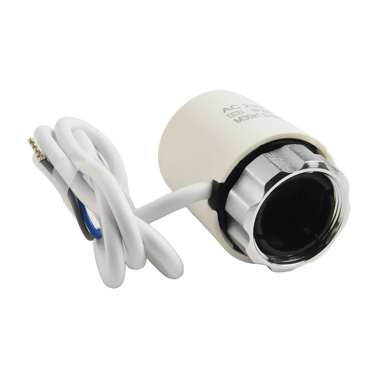 230V Electric Thermal Actuator Normally Closed For Underfloor Heating 50Hz 2w 110N IP54 Thermostatic Radiator Valve
230V Electric Thermal Actuator Normally Closed For Underfloor Heating 50Hz 2w 110N IP54 Thermostatic Radiator Valve