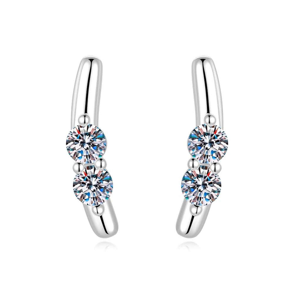 3mm D Color Round Moissanite Stud Earrings Fo Women 925 Sterling Silver
3mm D Color Round Moissanite Stud Earrings Fo Women 925 Sterling Silver